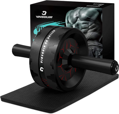 Ultimate Ab Roller Wheel for Home Gym - Complete Abs & Core Workout with Knee Pad Accessories for Full-Body Strength Training