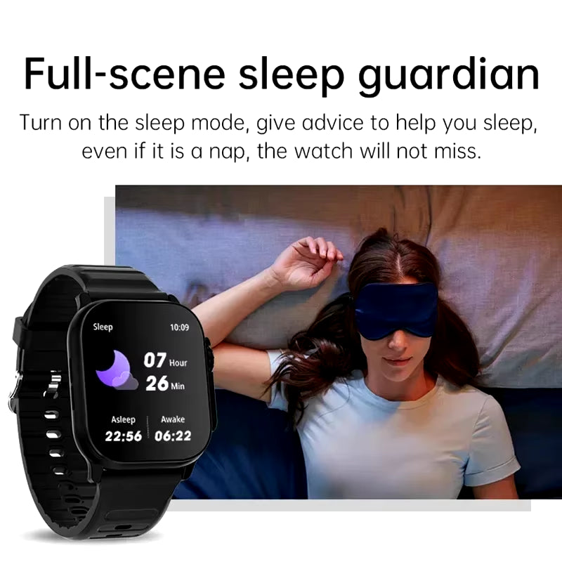 T900 Ultra Smartwatch - Bluetooth Calling, Message Alerts, Heart Rate Monitor & Sports Features for Android & iOS - Perfect for Men & Women